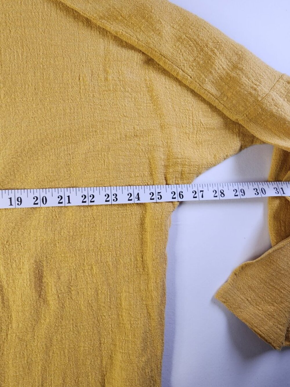 ZANZEA Boxy Pocket Top Yellow, Size 4XL Oversized Cotton Blouse - Picture 7 of 10